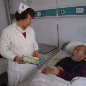 张家口马路东社区卫生服务中心健康教育进病区