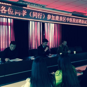 河北省鹿泉区中医院举办2016年人才招聘会